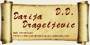 Darija Drageljević vizit kartica